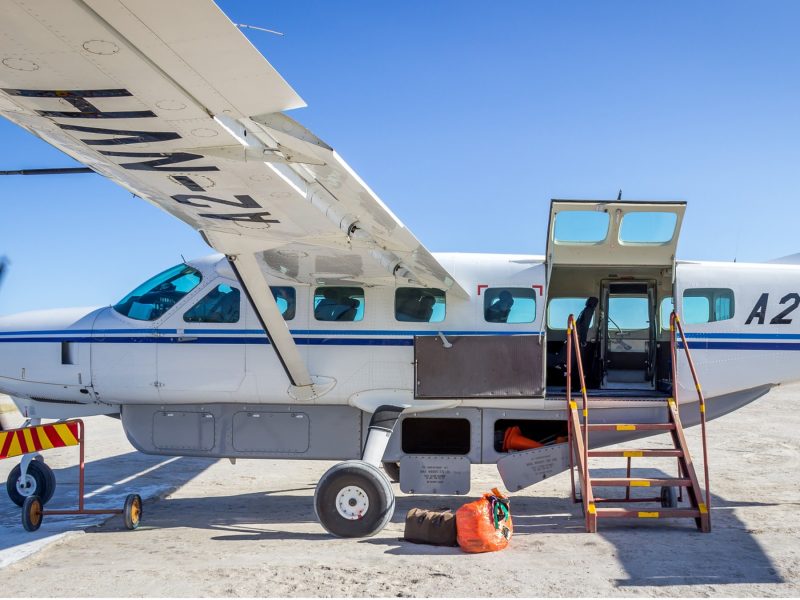 Flug Reise Namibia